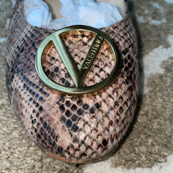 Valentino Snake Skin Ballet Flats - Picture 4 of 15
